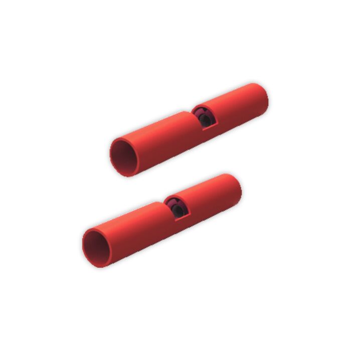 AMP butt splice-connector red 320559 (100)
