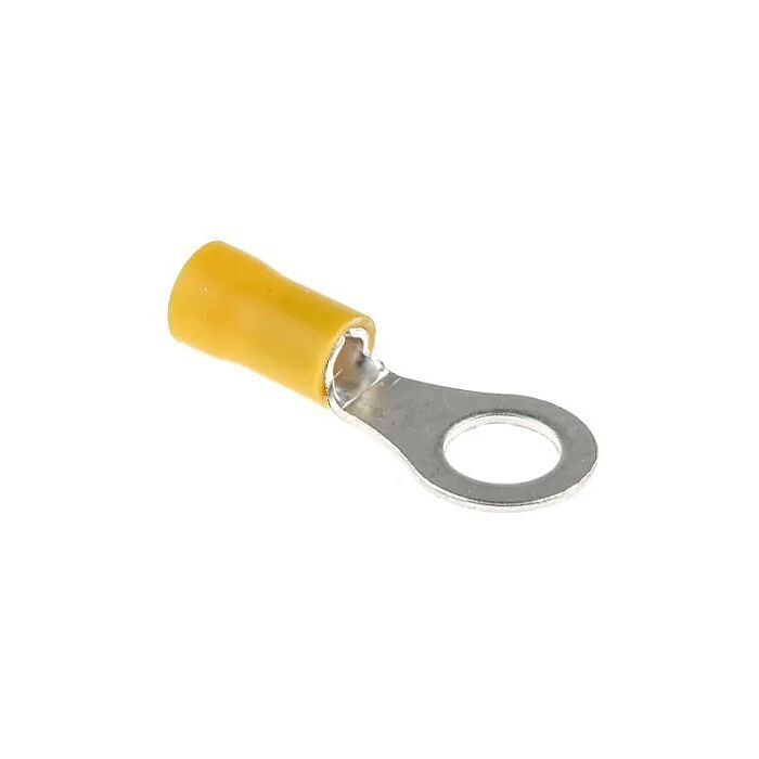 Ring terminal M8 pressing type, yellow 2,7-6,6 mm²